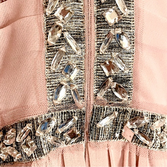 BCBG Max Azria Beautiful Crystal and Pink Maxi Dress - Picture 5 of 6